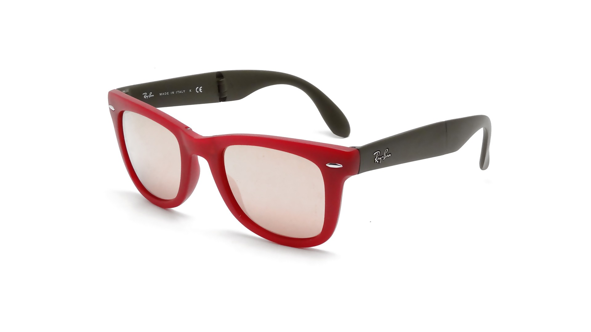 monture ray ban femme rouge