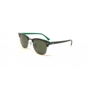 lunettes de soleil clubmaster noir et vert