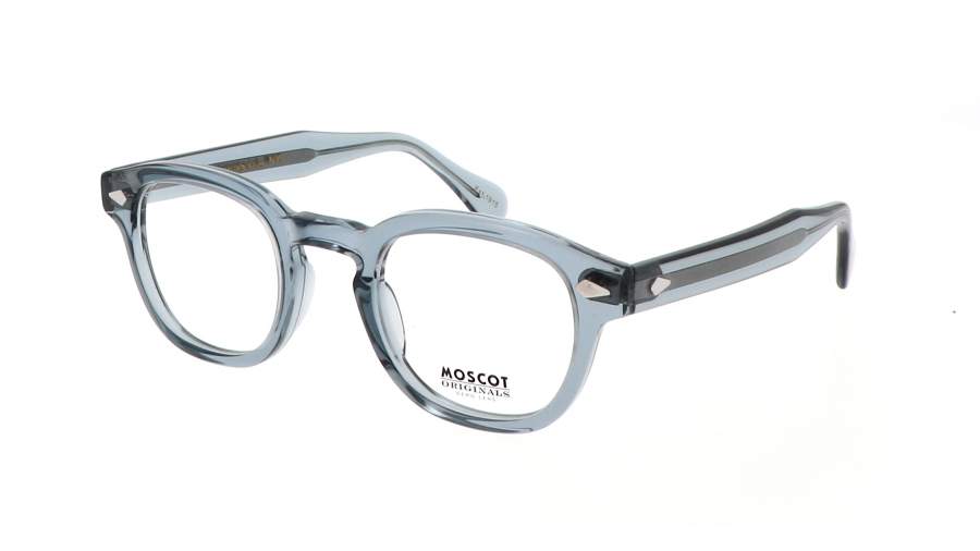 Brille Moscot LEMTOSH 44-24 LIGHT BLUE Durchsichtig Small auf 