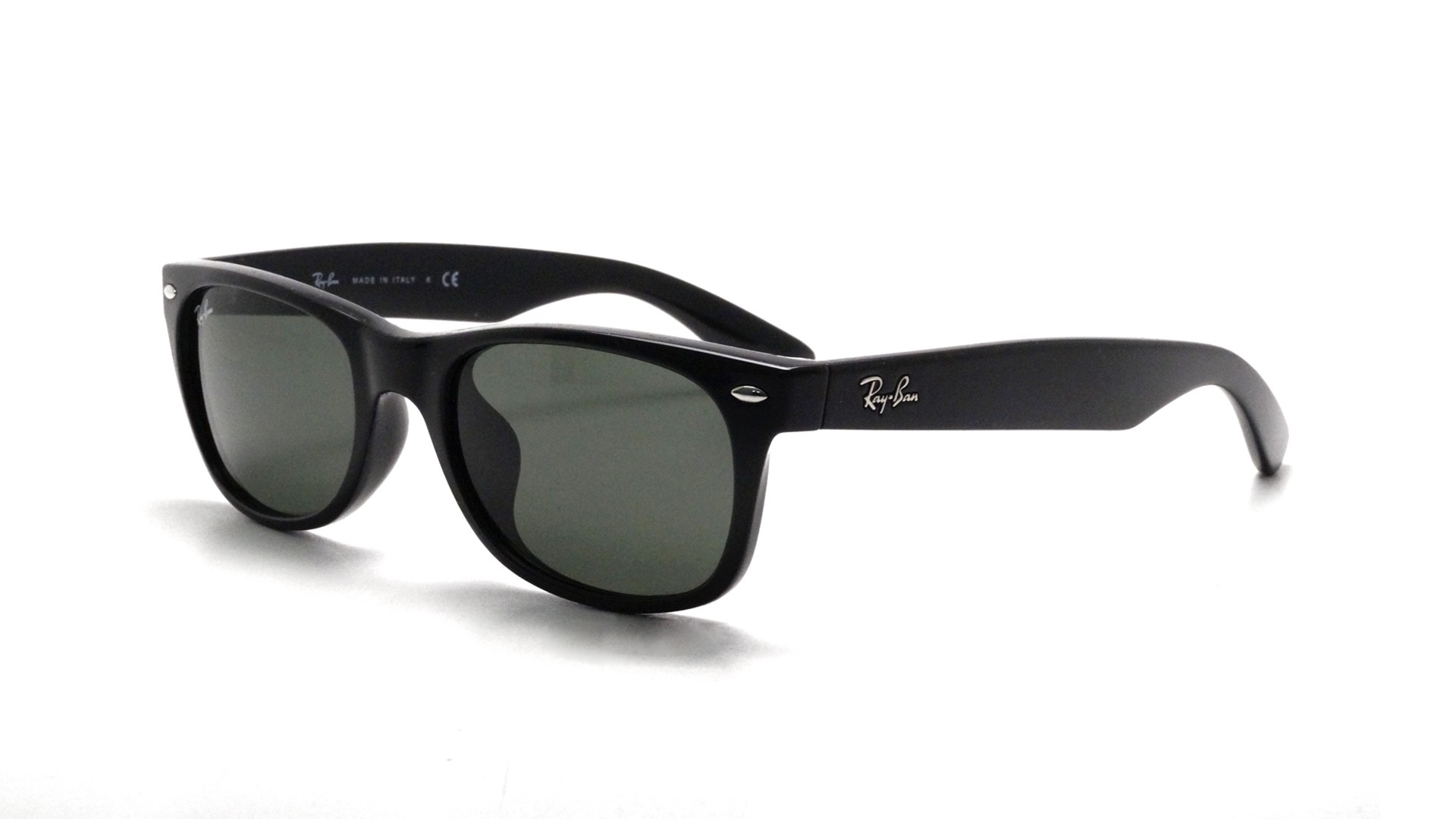 Ray Ban New Wayfarer Asian Fit Black G15 RB2132F 901 52 18 Visiofactory
