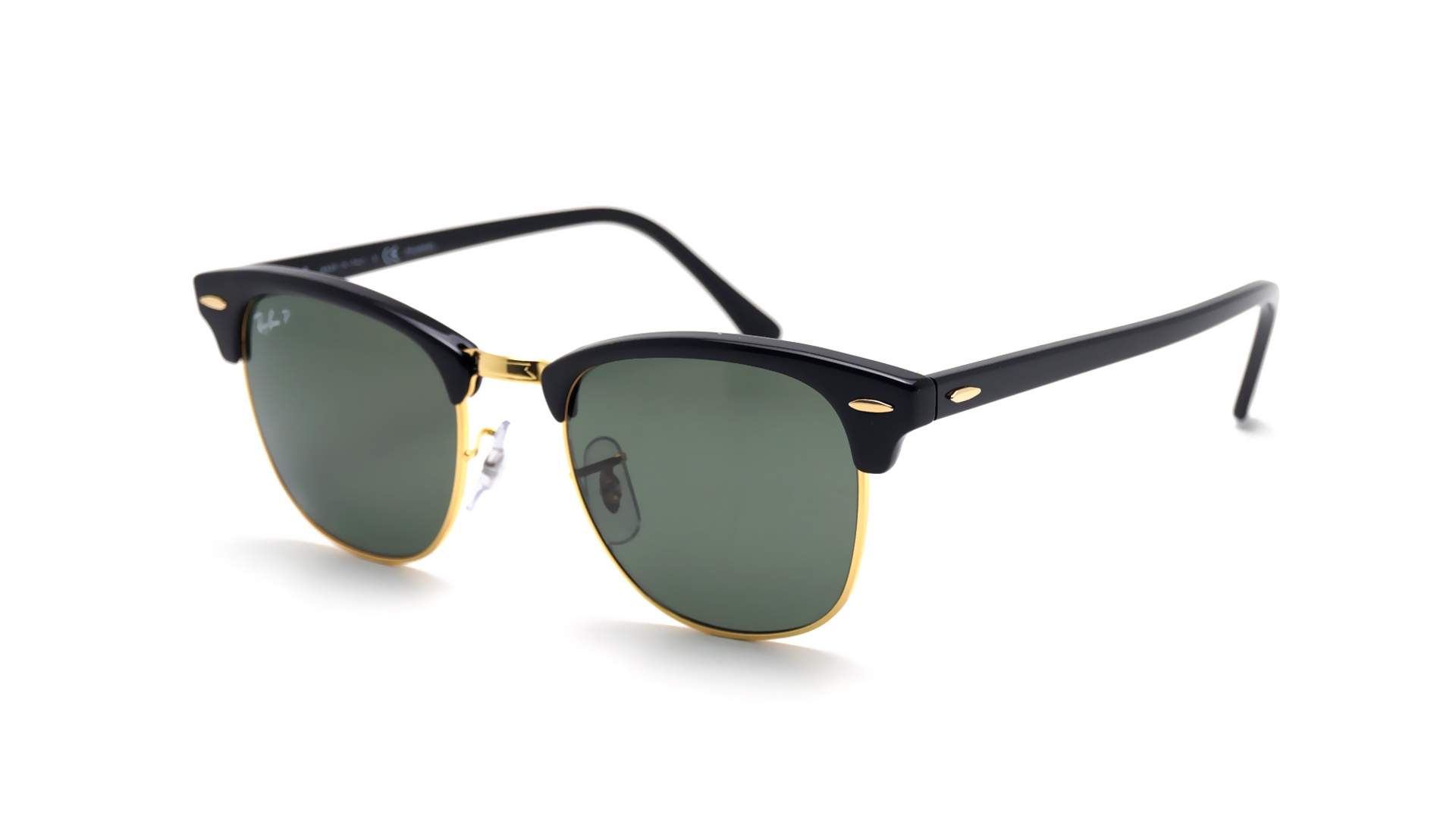 Ray-Ban Clubmaster Black RB3016 901/58 51-21 Polarized | Visiofactory