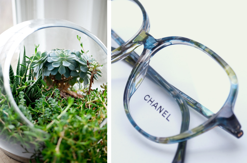 lunette de vue Chanel-2016-verte-signature